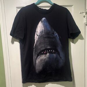 Authentic Givenchy Shark Print Cotton Jersey T-Shirt